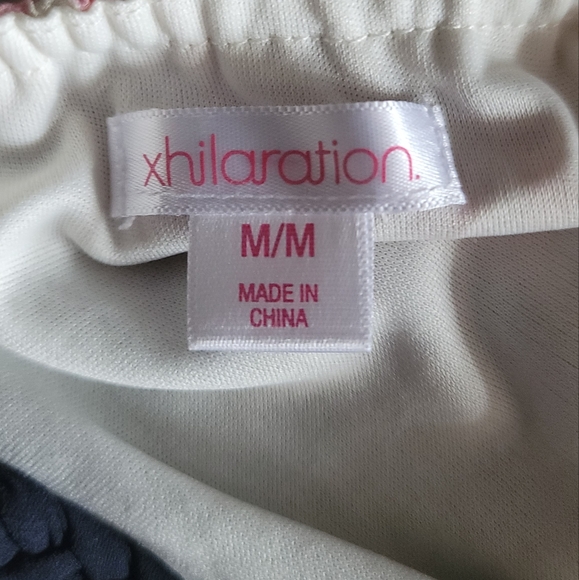 XHILARATION High Low Printed Dress, Size M - Picture 6 of 9